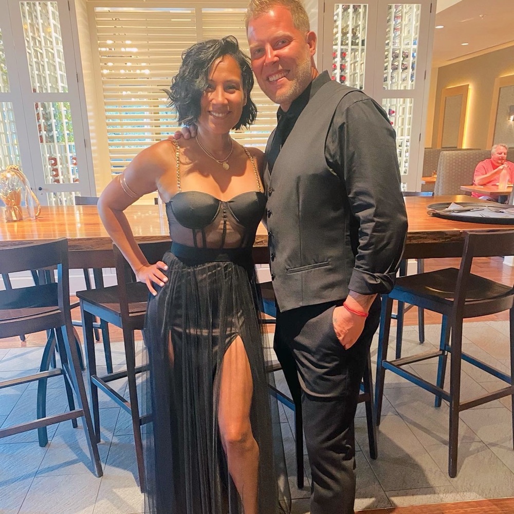 Size medium black dress